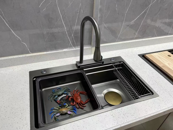Chậu Rửa Bát  Kèm Vòi Rửa Thác Loại 1 RG7848SU DEKOR