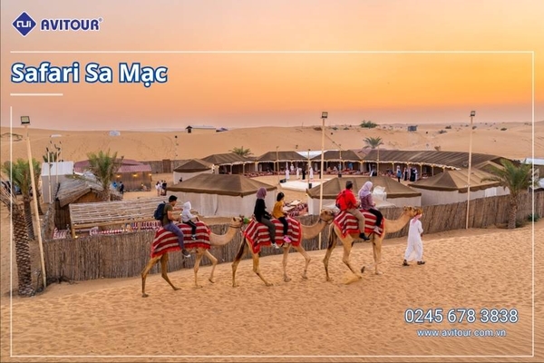 Du lịch Dubai 2026: Dubai - Safari - Abu Dhabi