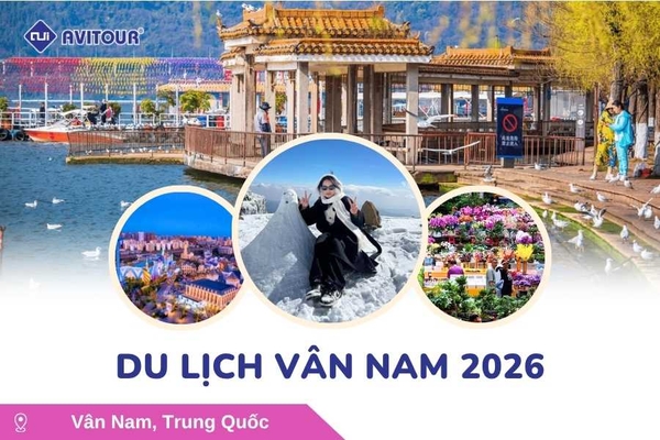Du lịch Vân Nam 2026: Hà Nội - Côn Minh - Săn Tuyết Kiệu Tử Sơn