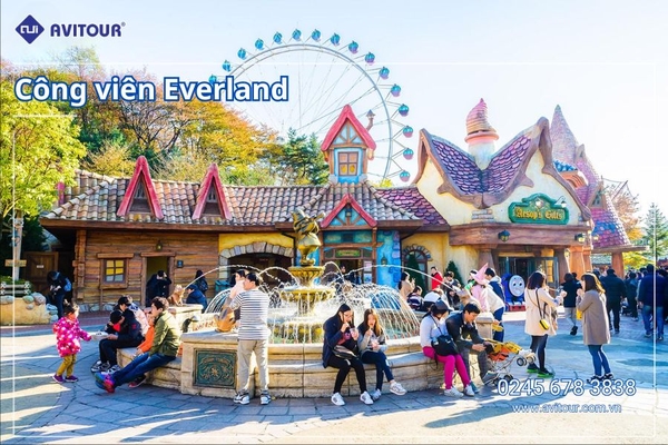 Du lịch Hàn Quốc 2026: Tour Hà Nội - Seoul - Nami - Everland - Painter Show - Thư Viện Sách
