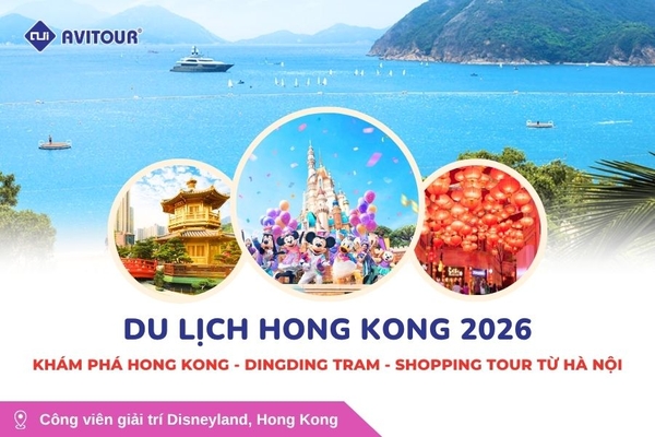 Du Lịch Hong Kong 2026: Khám phá Hong Kong - Dingding Tram - Shopping Tour từ Hà Nội