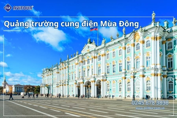 Du lịch nước Nga 2026: Tour Hà Nội - Moscow - Saint Petersburg từ Hà Nội