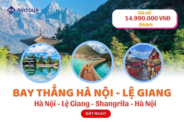 Duy nhất bay thẳng Hà Nội - Lệ Giang 2024| Hà Nội - Lệ Giang - Shangrila - Hà Nội