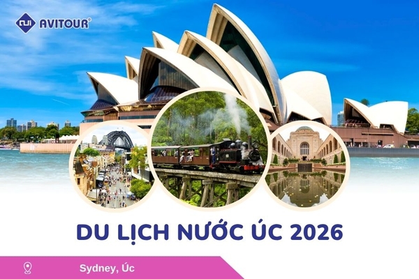 Du Lịch Nước Úc 2026: Hà Nội - Sydney- Canberra - Melbourne  - Hà Nội