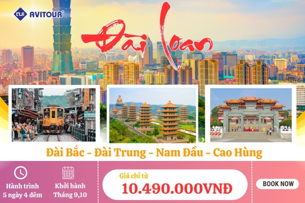 Du lịch Đài Loan 2023| Đài Bắc - Đài Trung - Nam Đầu - Cao Hùng