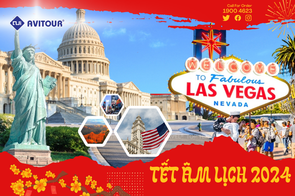 Du lịch Mỹ Tết Âm Lịch 2024| New York – Philadelphia – Delaware - Washington DC – Las Vegas – Grand Canyon (Đại Vực) – Los Angeles – Universal Studio – San Diego