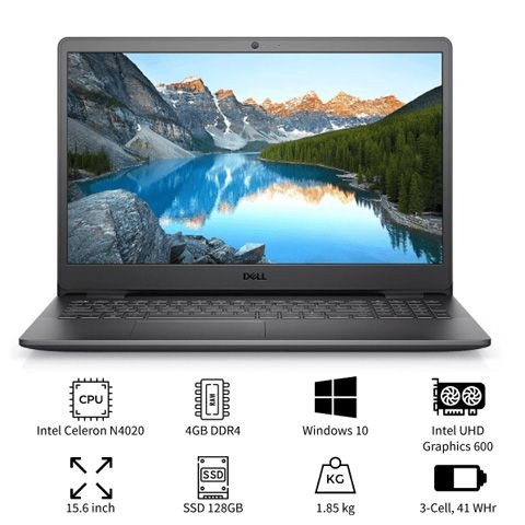 [ New 100%]  Dell Inspiron 3510 Celeron N4020 / 4GB DDR4/ SSD 128GB, 15.6