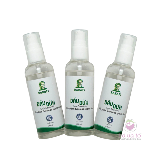 Dầu dừa nguyên chất KoKoFi 100ml xịt giọt