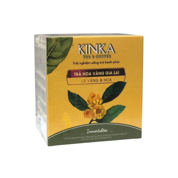 Trà hoa vàng Gia Lai - Lá vàng & hoa ( 20 gói x 2g )