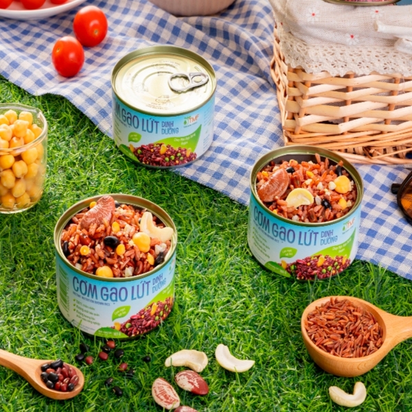 Cơm gạo lứt đỏ dinh dưỡng
