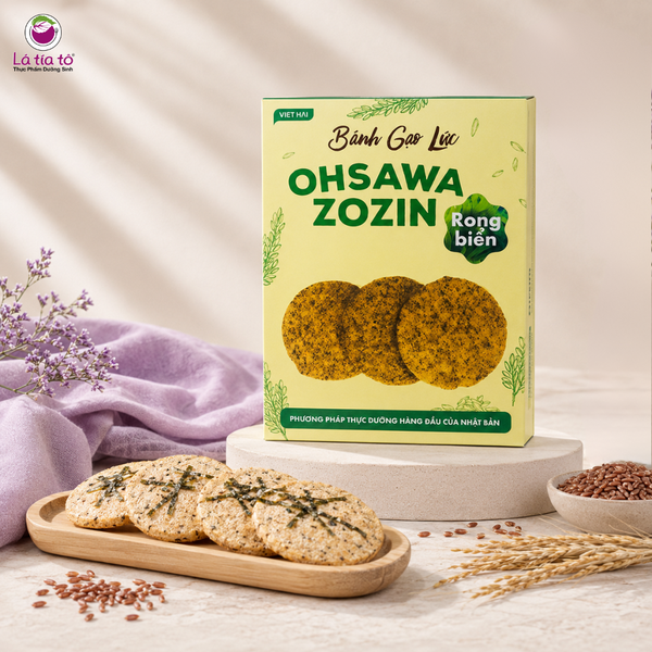 Bánh Gạo Lứt Ohsawa Zozin Rong Biển 125g