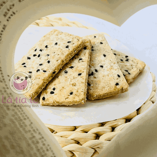 Bánh gạo lứt mầm ít ngọt