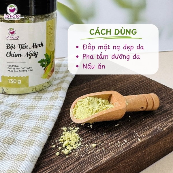 Bột yến mạch chùm ngây