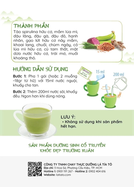 Bột sữa hạt mầm xanh