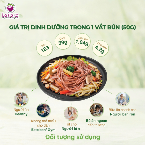 Bún gạo lứt ăn liền