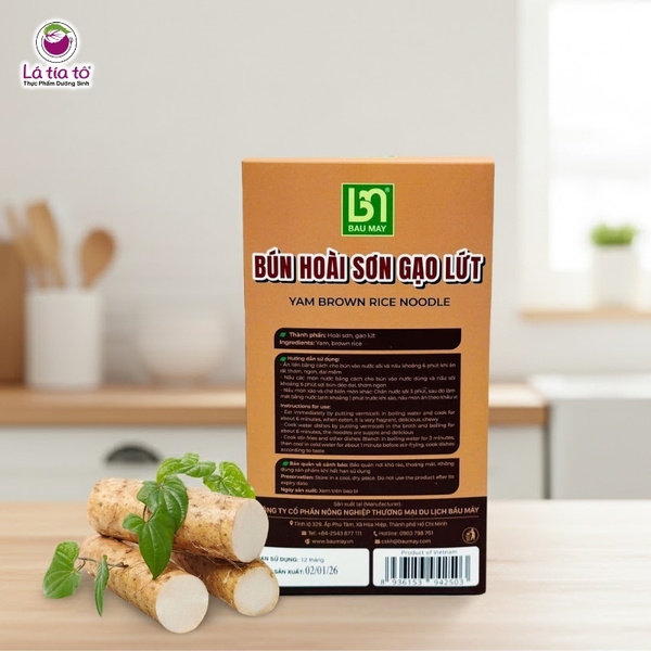 Bún hoài sơn gạo lứt hữu cơ