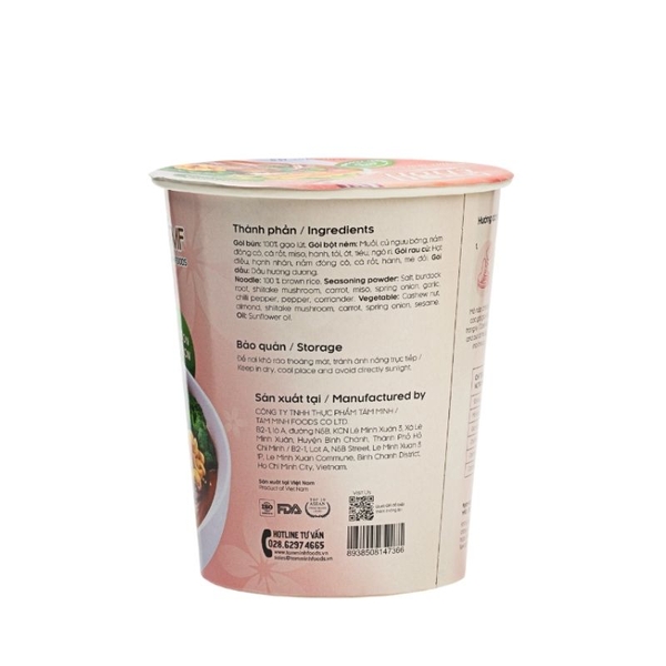 Bún Gạo Lứt Ăn Liền - Vị Rau Củ Hạt Ngũ Cốc