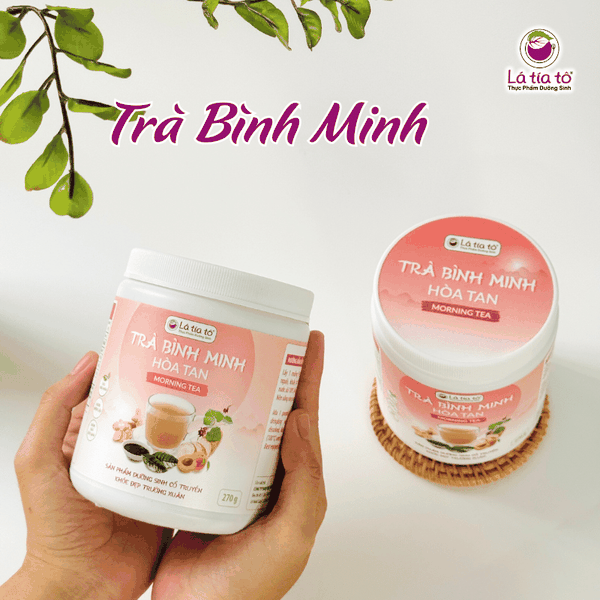 Trà bình minh hoà tan