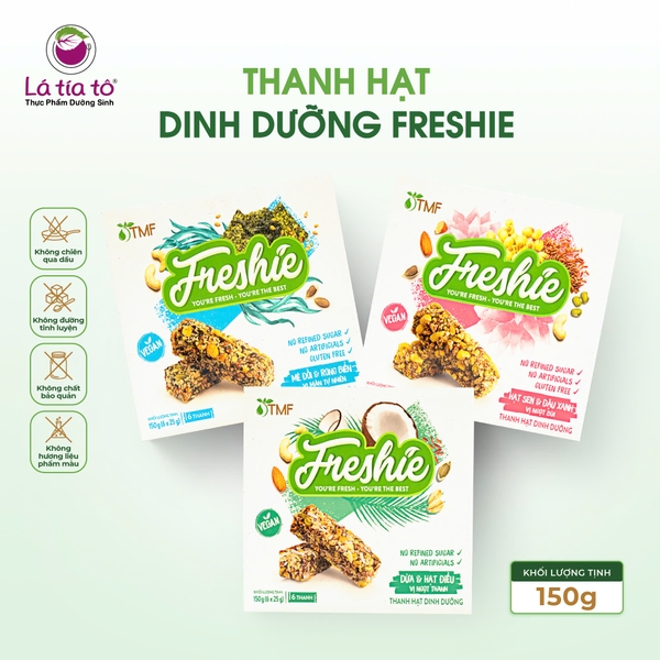 Thanh hạt dinh dưỡng Freshie - Dừa & Hạt điều