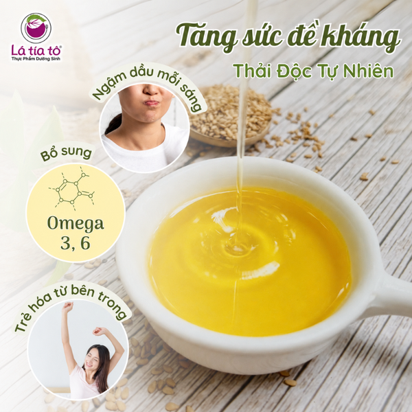 Dầu mè vàng nguyên chất