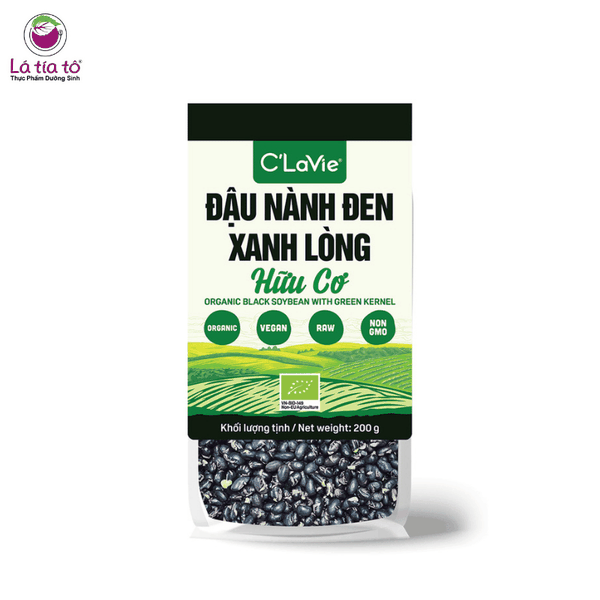 Đậu nành đen xanh lòng hữu cơ