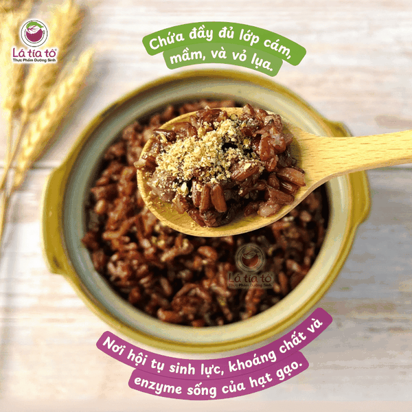 Gạo lứt đỏ nguyên cám