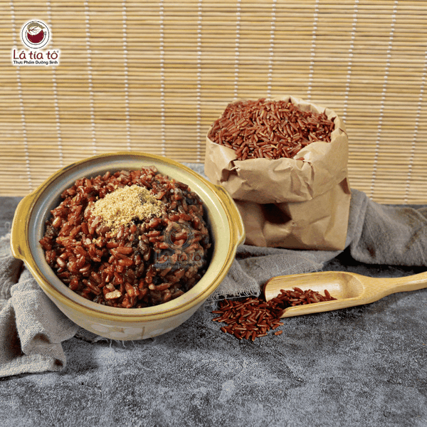 Gạo lứt đỏ nguyên cám