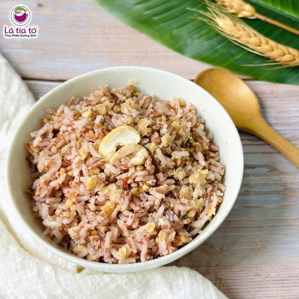 Gạo xát dối đỏ mix hạt dinh dưỡng