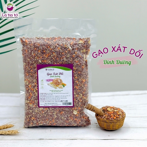 Gạo xát dối đỏ mix hạt dinh dưỡng