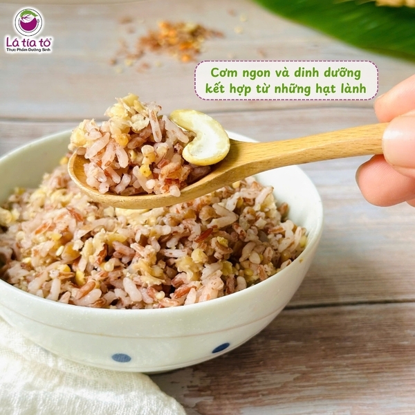 Gạo xát dối đỏ mix hạt dinh dưỡng
