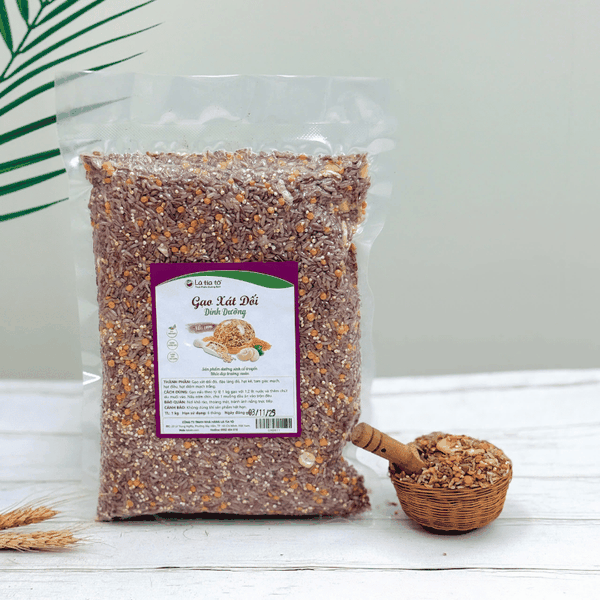 Gạo xát dối đỏ mix hạt dinh dưỡng