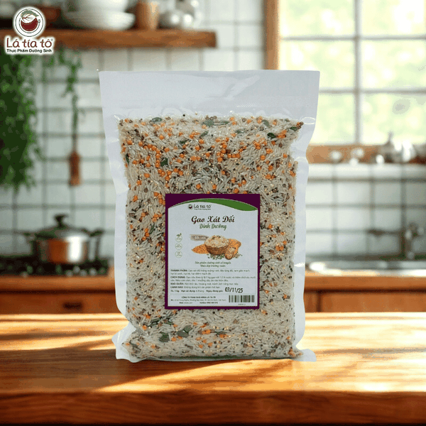 Gạo xát dối trắng mix hạt dinh dưỡng
