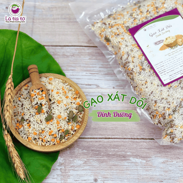 Gạo xát dối trắng mix hạt dinh dưỡng