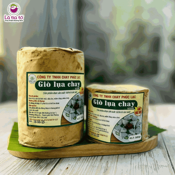 Chả lụa chay ( Giò lụa chay )