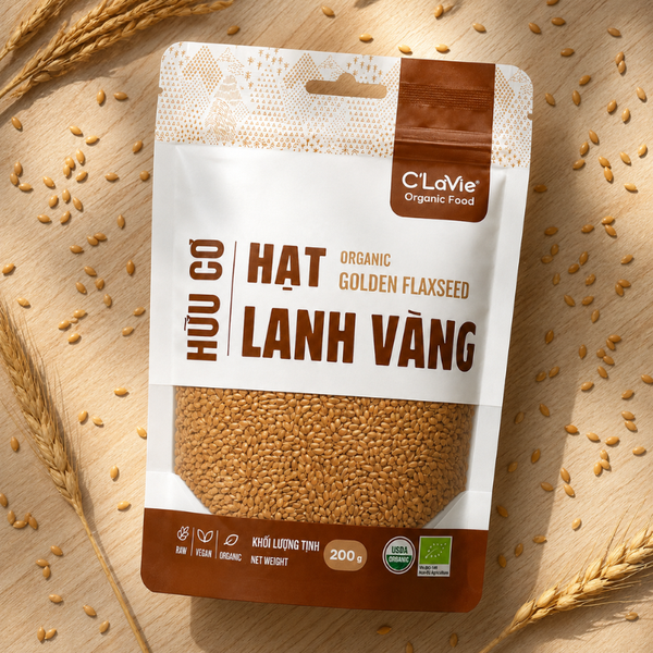 Hạt lanh vàng hữu cơ