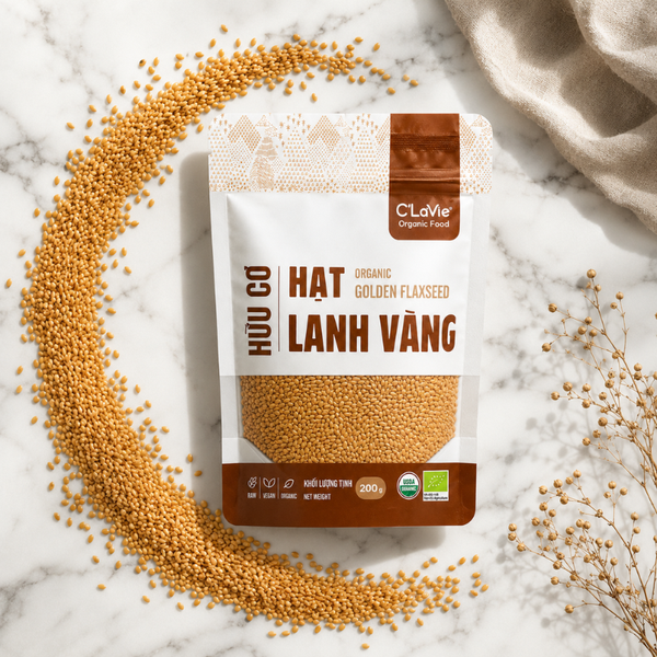 Hạt lanh vàng hữu cơ