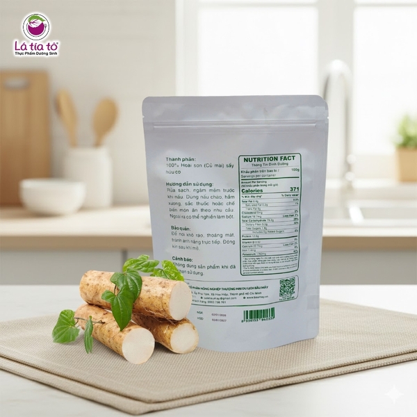 Hoài sơn ( củ mài ) sấy lát hữu cơ