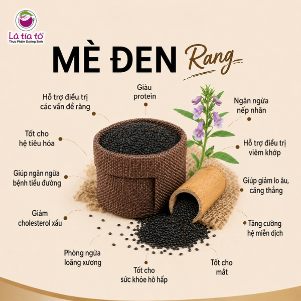 Mè đen rang