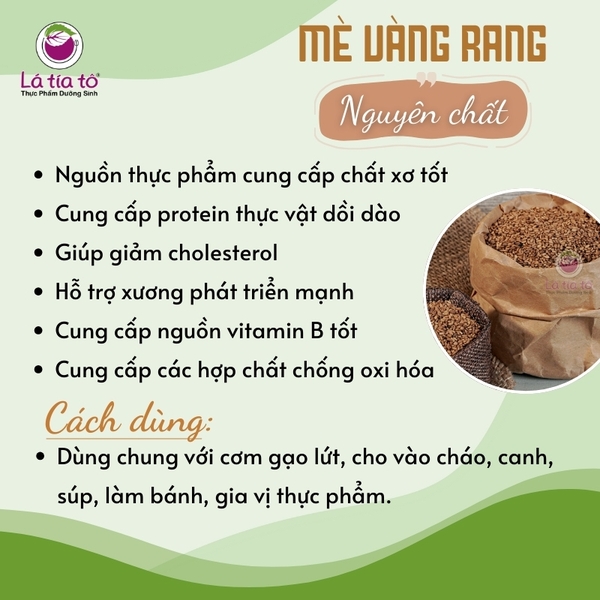 Mè vàng rang