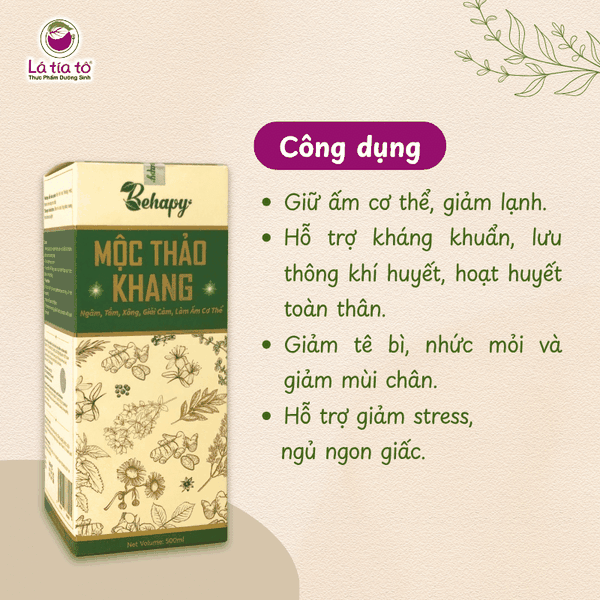 Cốt Gừng Tràm Mộc Thảo Khang