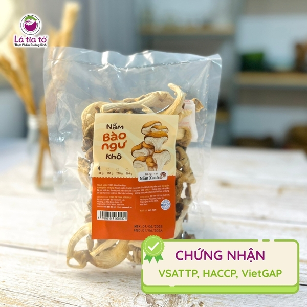 Nấm Bào Ngư Xám Khô