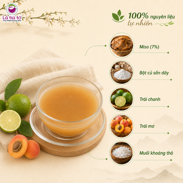 Súp dưỡng sinh miso