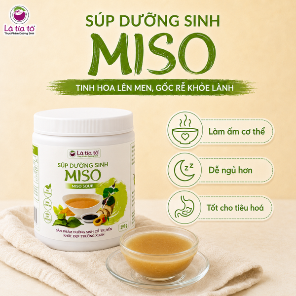 Súp dưỡng sinh miso