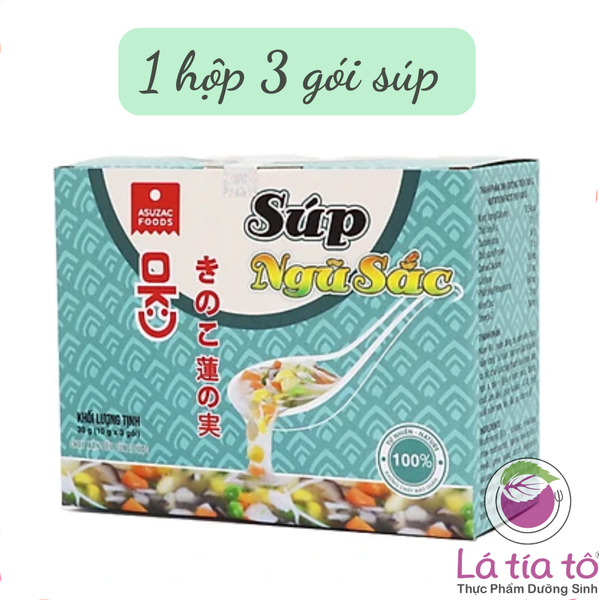 Súp ngũ sắc ăn liền