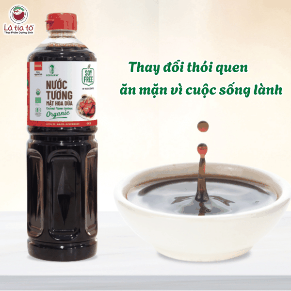 Nước tương mật hoa dừa organic  - Dòng nguyên bản