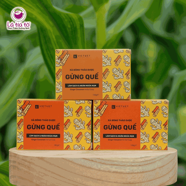 Xà Bông Thảo Dược Gừng Quế
