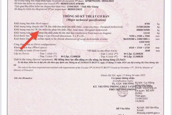 Khối Lượng Toàn Bộ Theo Thiết Kế Là Gì? Tìm Hiểu về Thông Số Quan Trọng Này