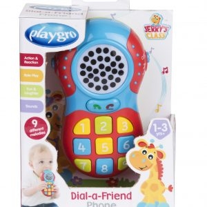 Đồ chơi điện thoại phát nhạc có đèn nhấp nháy Playgro, cho bé từ 1-3+ tuổi