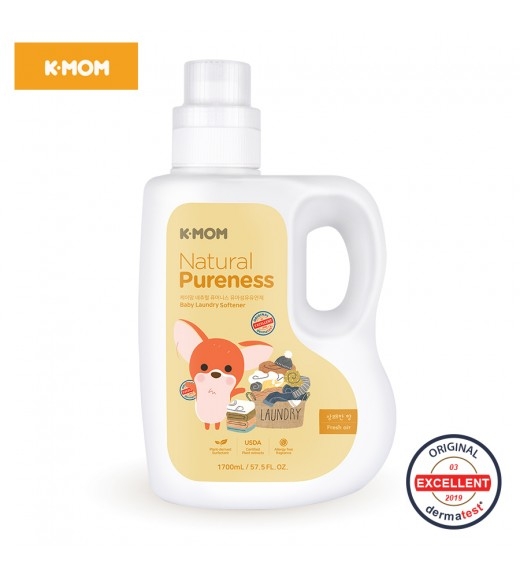 Nước xả vải sơ sinh chiết xuất thảo mộc tự nhiên K-Mom Hàn Quốc dạng can (1700ml)