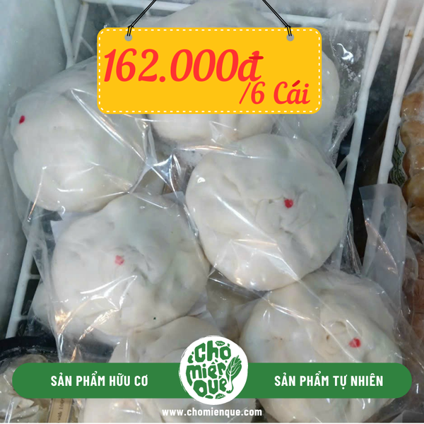Bánh bao mặn - Hộp 6 cái